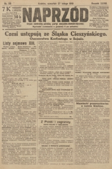 Naprzód : organ centralny polskiej partyi socyalno-demokratycznej. 1919, nr 50