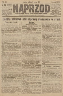 Naprzód : organ centralny polskiej partyi socyalno-demokratycznej. 1919, nr 52