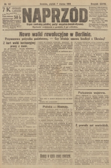 Naprzód : organ centralny polskiej partyi socyalno-demokratycznej. 1919, nr 57