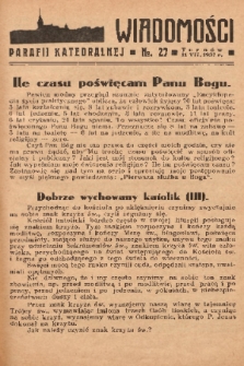 Wiadomości Parafii Katedralnej. 1937, nr 27