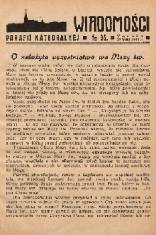 Wiadomości Parafii Katedralnej. 1937, nr 34