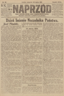 Naprzód : organ centralny polskiej partyi socyalno-demokratycznej. 1919, nr 68
