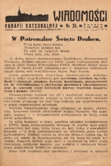 Wiadomości Parafii Katedralnej. 1937, nr 35