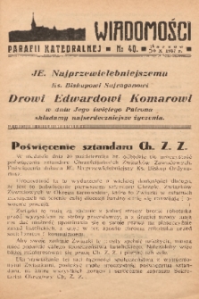 Wiadomości Parafii Katedralnej. 1937, nr 40