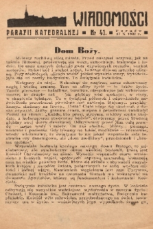 Wiadomości Parafii Katedralnej. 1937, nr 41