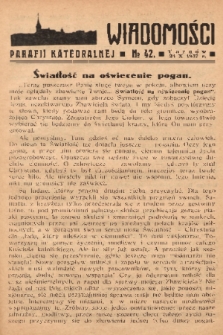 Wiadomości Parafii Katedralnej. 1937, nr 42