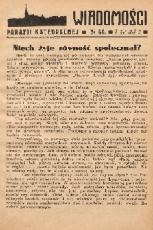 Wiadomości Parafii Katedralnej. 1937, nr 44