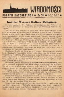 Wiadomości Parafii Katedralnej. 1937, nr 50