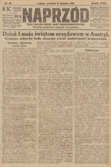 Naprzód : organ centralny polskiej partyi socyalno-demokratycznej. 1919, nr 90