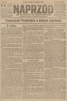 Naprzód : organ centralny polskiej partyi socyalno-demokratycznej. 1919, nr 96