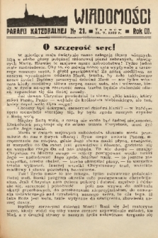 Wiadomości Parafii Katedralnej. 1939, nr 21