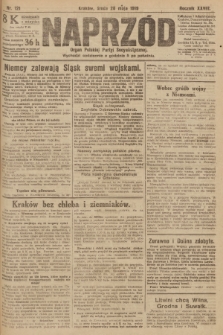 Naprzód : organ Polskiej Partyi Socyalistycznej. 1919, nr 121