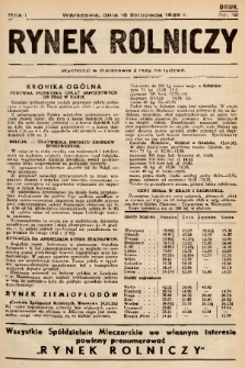 Rynek Rolniczy. 1935, nr 12