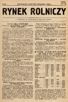 Rynek Rolniczy. 1935, nr 14