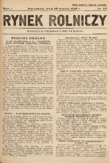 Rynek Rolniczy. 1936, nr 23