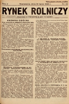 Rynek Rolniczy. 1936, nr 54