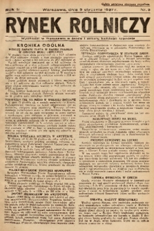 Rynek Rolniczy. 1937, nr 3
