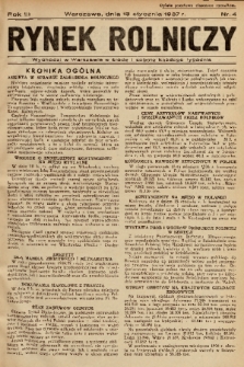 Rynek Rolniczy. 1937, nr 4