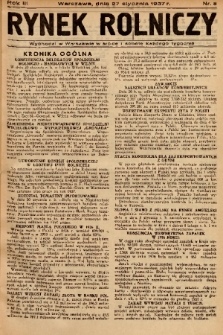 Rynek Rolniczy. 1937, nr 8
