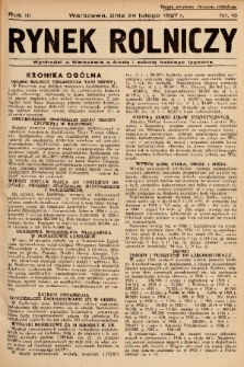 Rynek Rolniczy. 1937, nr 16