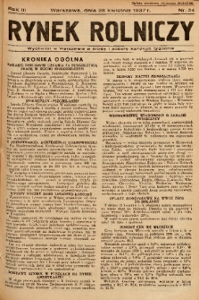 Rynek Rolniczy. 1937, nr 34