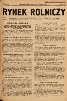 Rynek Rolniczy. 1937, nr 38