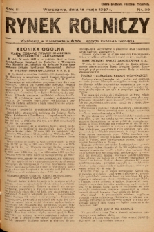 Rynek Rolniczy. 1937, nr 39
