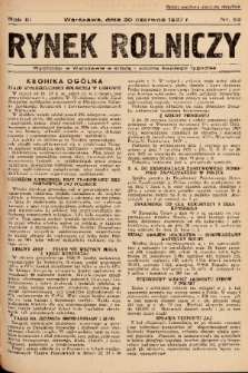 Rynek Rolniczy. 1937, nr 52