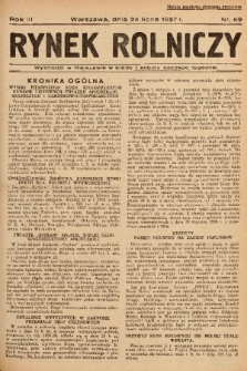 Rynek Rolniczy. 1937, nr 59