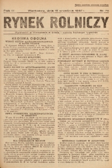 Rynek Rolniczy. 1937, nr 75