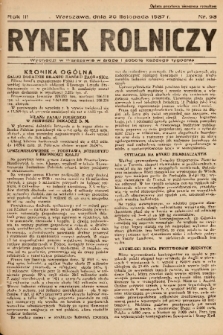 Rynek Rolniczy. 1937, nr 93