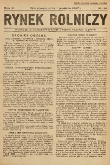 Rynek Rolniczy. 1937, nr 96