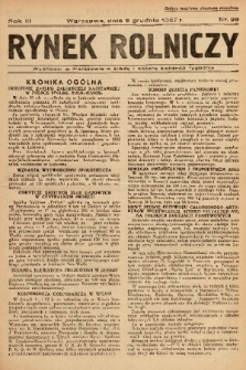 Rynek Rolniczy. 1937, nr 98