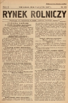 Rynek Rolniczy. 1937, nr 99