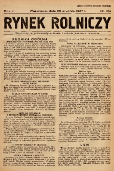 Rynek Rolniczy. 1937, nr 104