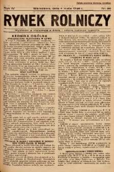 Rynek Rolniczy. 1938, nr 36