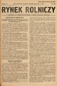 Rynek Rolniczy. 1938, nr 80