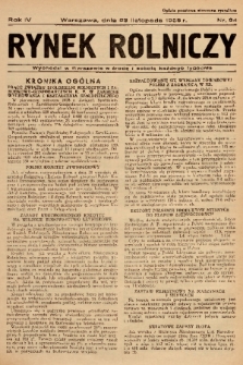 Rynek Rolniczy. 1938, nr 94