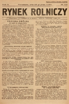 Rynek Rolniczy. 1938, nr 103