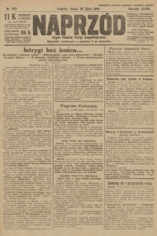 Naprzód : organ Polskiej Partyi Socyalistycznej. 1919, nr 172
