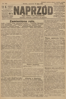 Naprzód : organ Polskiej Partyi Socyalistycznej. 1919, nr 173