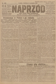 Naprzód : organ Polskiej Partyi Socyalistycznej. 1919, nr 209