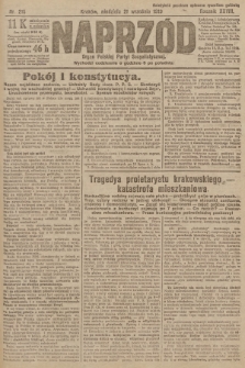 Naprzód : organ Polskiej Partyi Socyalistycznej. 1919, nr 215