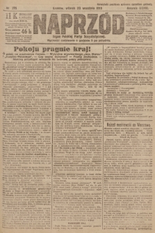 Naprzód : organ Polskiej Partyi Socyalistycznej. 1919, nr 216