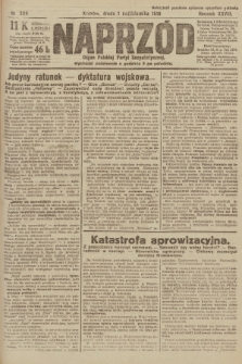 Naprzód : organ Polskiej Partyi Socyalistycznej. 1919, nr 223