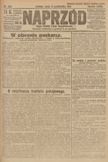Naprzód : organ Polskiej Partyi Socyalistycznej. 1919, nr 229