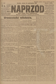 Naprzód : organ Polskiej Partyi Socyalistycznej. 1919, nr 234