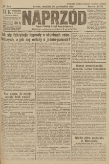Naprzód : organ Polskiej Partyi Socyalistycznej. 1919, nr 245