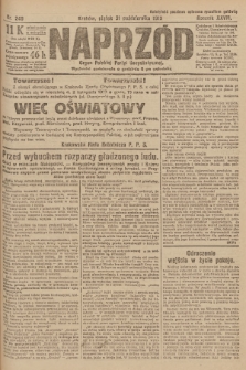Naprzód : organ Polskiej Partyi Socyalistycznej. 1919, nr 249