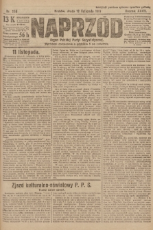 Naprzód : organ Polskiej Partyi Socyalistycznej. 1919, nr 258
